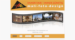 Desktop Screenshot of mali-foto-design.com