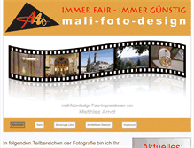 Tablet Screenshot of mali-foto-design.com